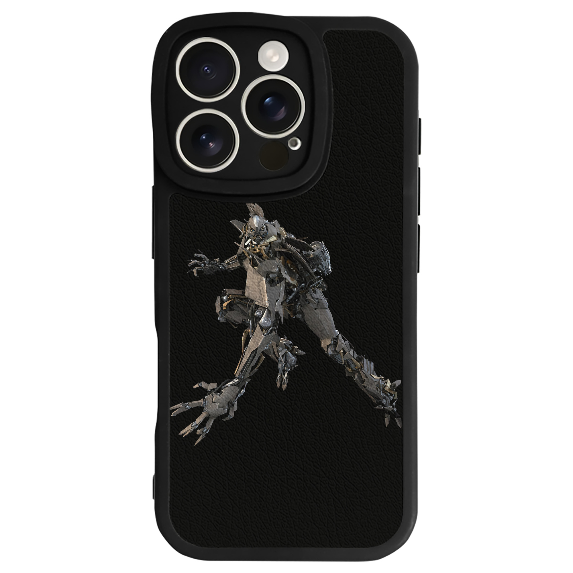 （画像用） Transformers トランスフォーマー 【iPhone 16シリーズ対応】シリコンスマホケース（レザー調） 材質：シリコン